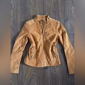 2000s suede jacket by Le Château